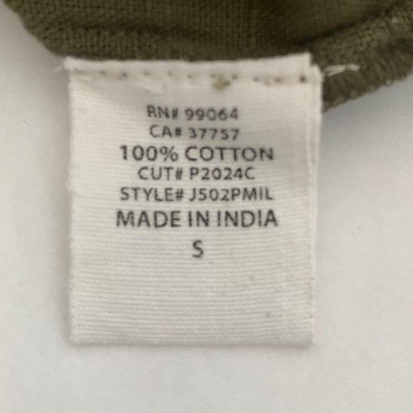 Billabong J502PMIL ARMY GRN Button Down - Picture 12 of 12